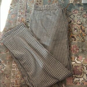 a new day Women's Houndstooth Pants - Black and White